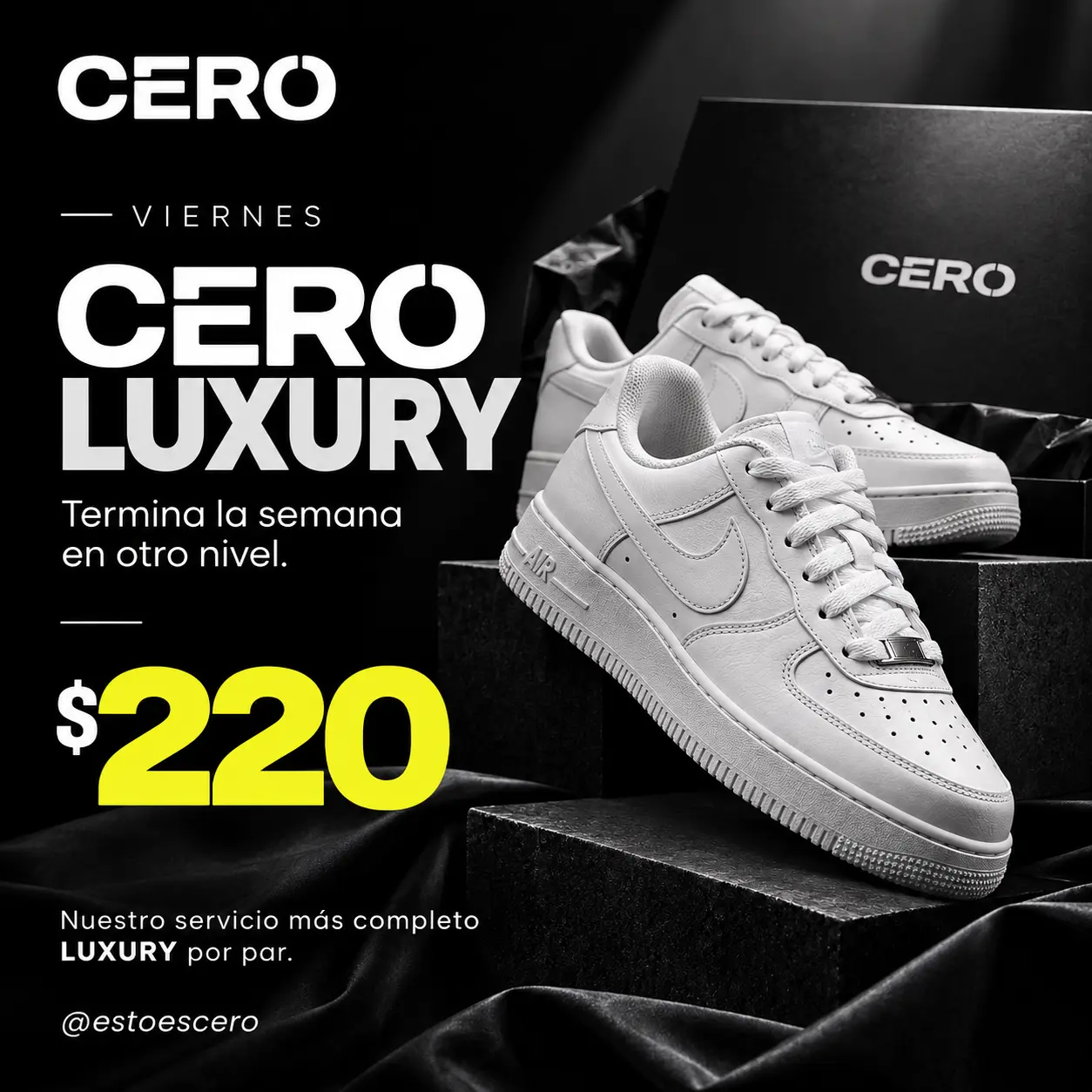 Promoción viernes CERO LUXURY